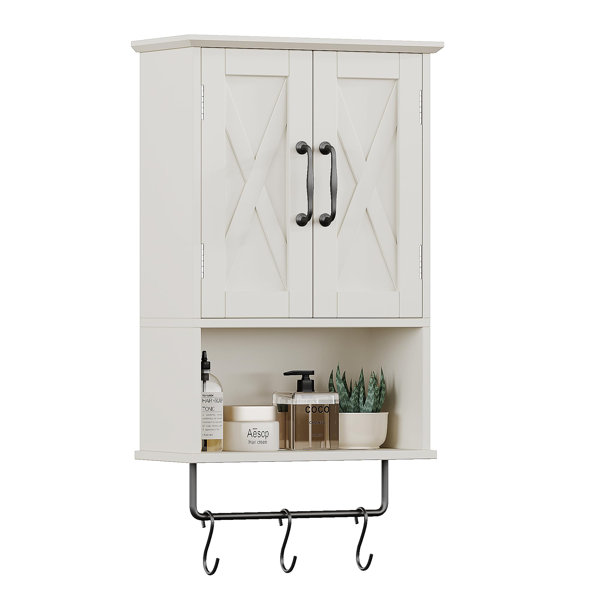 Ophelia & Co. Cardell 15'' W 22'' H Framed Medicine Mirror 3